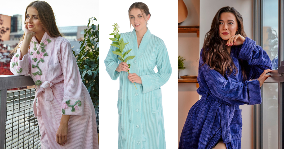 Women’s Premium Chenille Robes – House Of Chenille